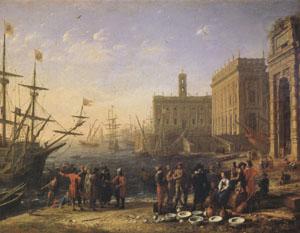 View of a Port with the Capitol (mk05), Claude Lorrain